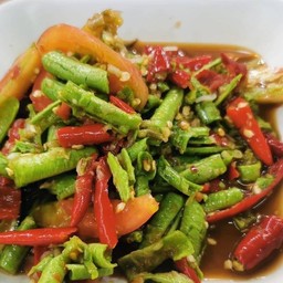 ตำถั่วปูปลาร้าปูดำ