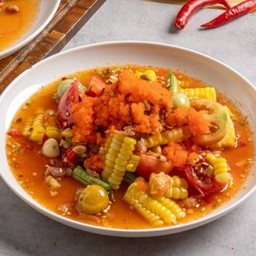 ตำข้าวโพดไทย (ใส่ไข่กุ้ง)