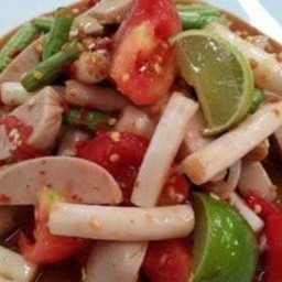 ตำไหลบัวปลาร้าหมูยอ