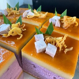 Thai Taro Custard Cake