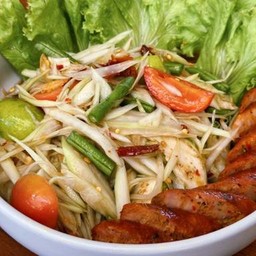 ตำลาว ไส้อั่ว