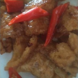 ผัดพริกราดข้าว