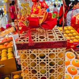 ตะกร้าเหลี่ยมขาวสูง