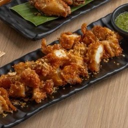 หมึกไข่ทอดกระเทียม