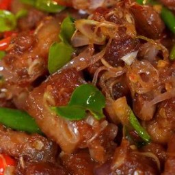 Stir Fried Pork Belly With Shrimp Paste