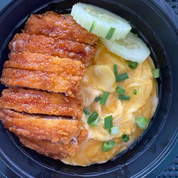 ข้าวไข่ข้น-ไก่กรอบซอสเทอริ