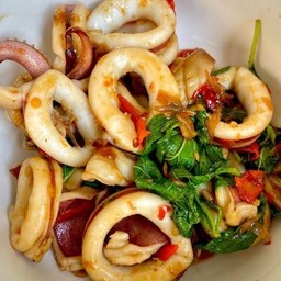 Squid With Basil