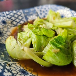 แขนงผัดซอสเห็ดหอม