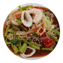 ตำเส้นเตี๋ยวทะเล