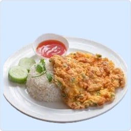 ไข่เจียวราดข้าว