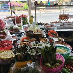 ตำเกาเหลากุ้งสด