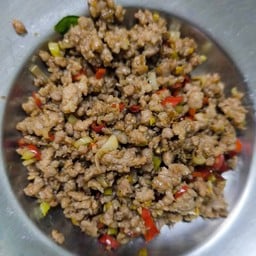 หมูคั่วปลาร้า (กับข้าว)