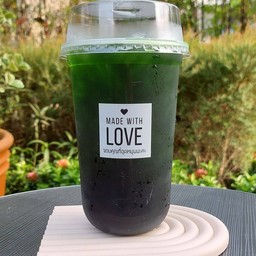 ชาเขียวมะนาวเย็นบ้านพ่อ