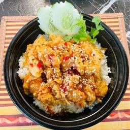 Coconut mix น้ำมะพร้าวปั่นนมสด ตลาดพลู