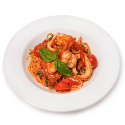 Spicy Tomato Seafood Pasta