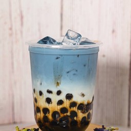 ชานมอัญชันไข่มุก-LM