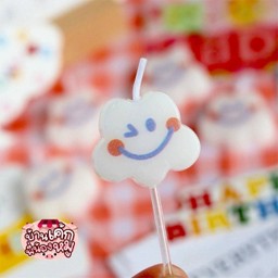 เทียนน้องก้อนเมฆน่ายิ้มหลับตาข้างนึง