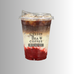 กาแฟ นมสด สตอเบอร์รี
