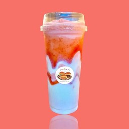 สตรอว์เบอร์รี่ปั่นโยเกิร์ต