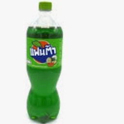 น้ำเขียวแฟนต้า450มล.+น้ำแข็ง