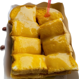 ขนมปังปิ้ง เนยหอมสูตรลับ+น้ำตาล 2 แผ่น 35฿ ขนมปังJack พร้อมทาน ปิ้งใหม่ทุกออเดอร์