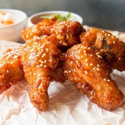 ไก่กรอบซอสกระเทียม