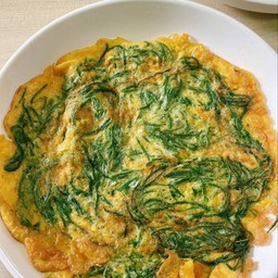 ไข่เจียวชะอม ( ไข่2ใบ )