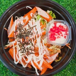 สลัดปูอัดไข่กุ้ง