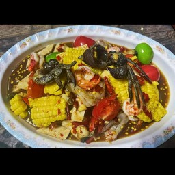 ตำข้าวโพดกุ้งสุก