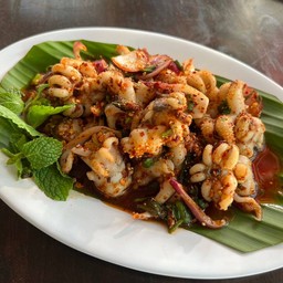 ลาบหนวดหมึก