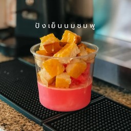 ปังเย็นนมชมพู