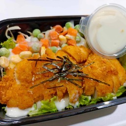 สลัดสันในไก่ทอด