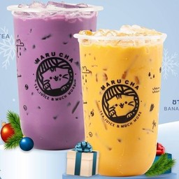 ชุดใจฟู ชานมเผือก ชานมกล้วย