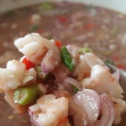 น้ำพริกโจร ชุดใหญ่+ ผักสด