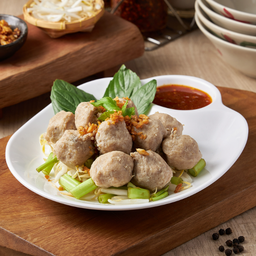 ลูกชิ้นเนื้อลวก (เดลิเวอรี่)