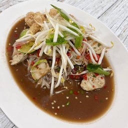 ตำซั่วเส้นเล็กหมูยอ