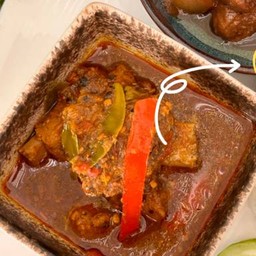 แกงเคี่ยวพริกกระดูกหมู(กับข้าว)