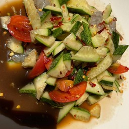 ตำแตงกุ้งสด