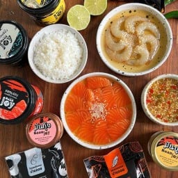 กุ้งดอง แซลมอนดอง (Baanjoy ครัวบ้านจอย สาขาวัดด่านสำโรง) สาขาวัดด่านสำโรง