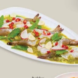 กุ้งแช่น้ำปลากระเทียมดองแซ่บ