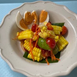 ตำข้าวโพดไข่เค็ม