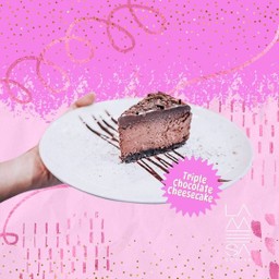 Triple Chocolate Cheesecake