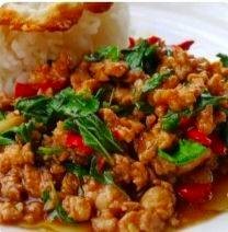 ข้าวกะเพราหมูสับ 2 กล่อง