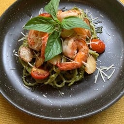 สปาเกตตีเพสโตกุ้ง