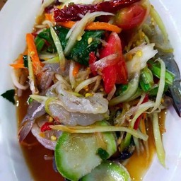 ตำกุ้งสด
