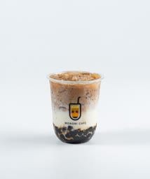 กาแฟลาเต้ + ไข่มุกลาวา