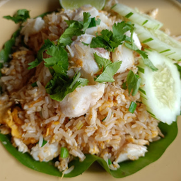 ข้าวผัดเนื้อปูก้อน (เล็ก)