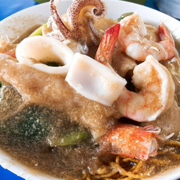 ราดหน้าปู ใส่ไข่