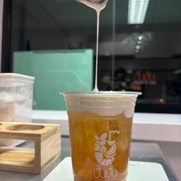 ชาพีช+เนื้อพีช