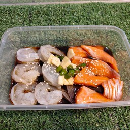 ม่อน+กุ้ง ดองซีอิ๊ว (หนัก 120 g.)